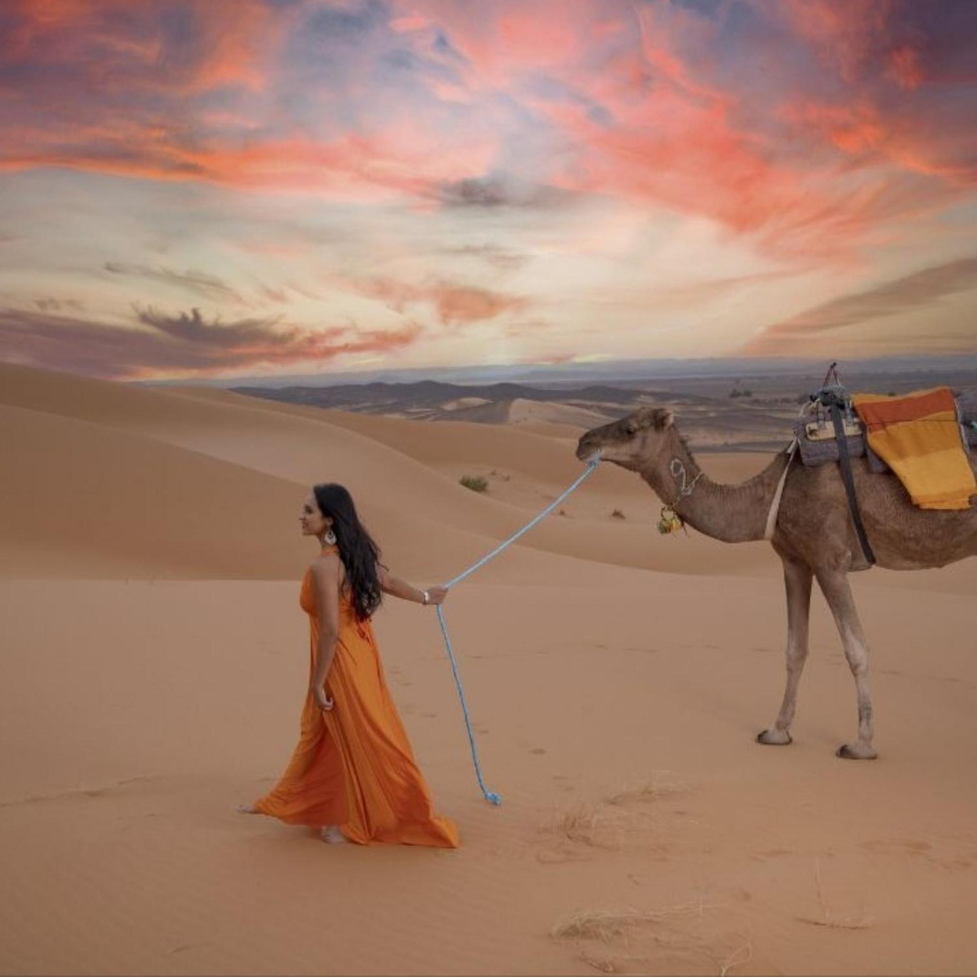 Erg Chebbi Romantic Desert Camp メルズーガ エクステリア 写真